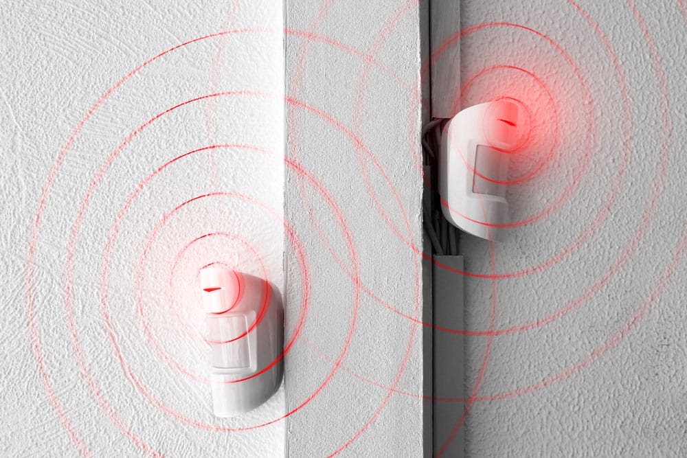Motion sensors on doors