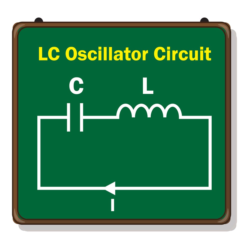 LC oscillator electrical circuit