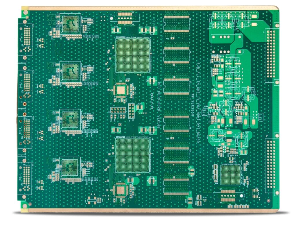 8 layers+min. distance from hole to line 0.13mm