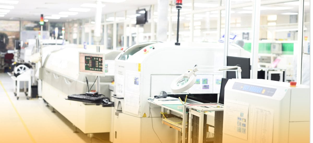 A surface mount technology machine