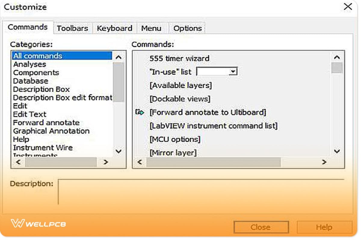Customizing the Interface