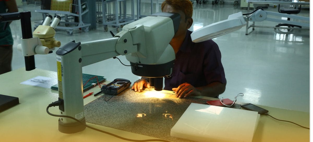 Development and checking of PCBs manufactured under SMT technology