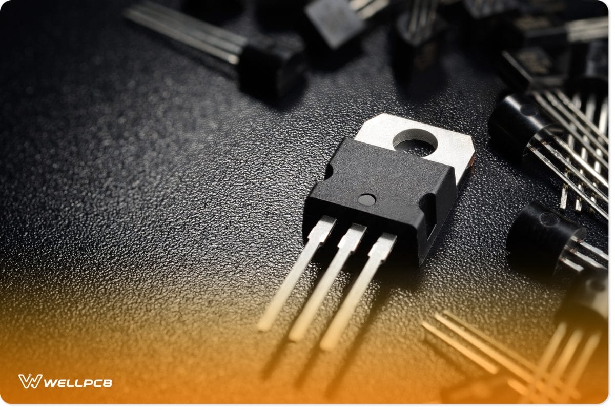 Electronic Circuit Board Transistors
