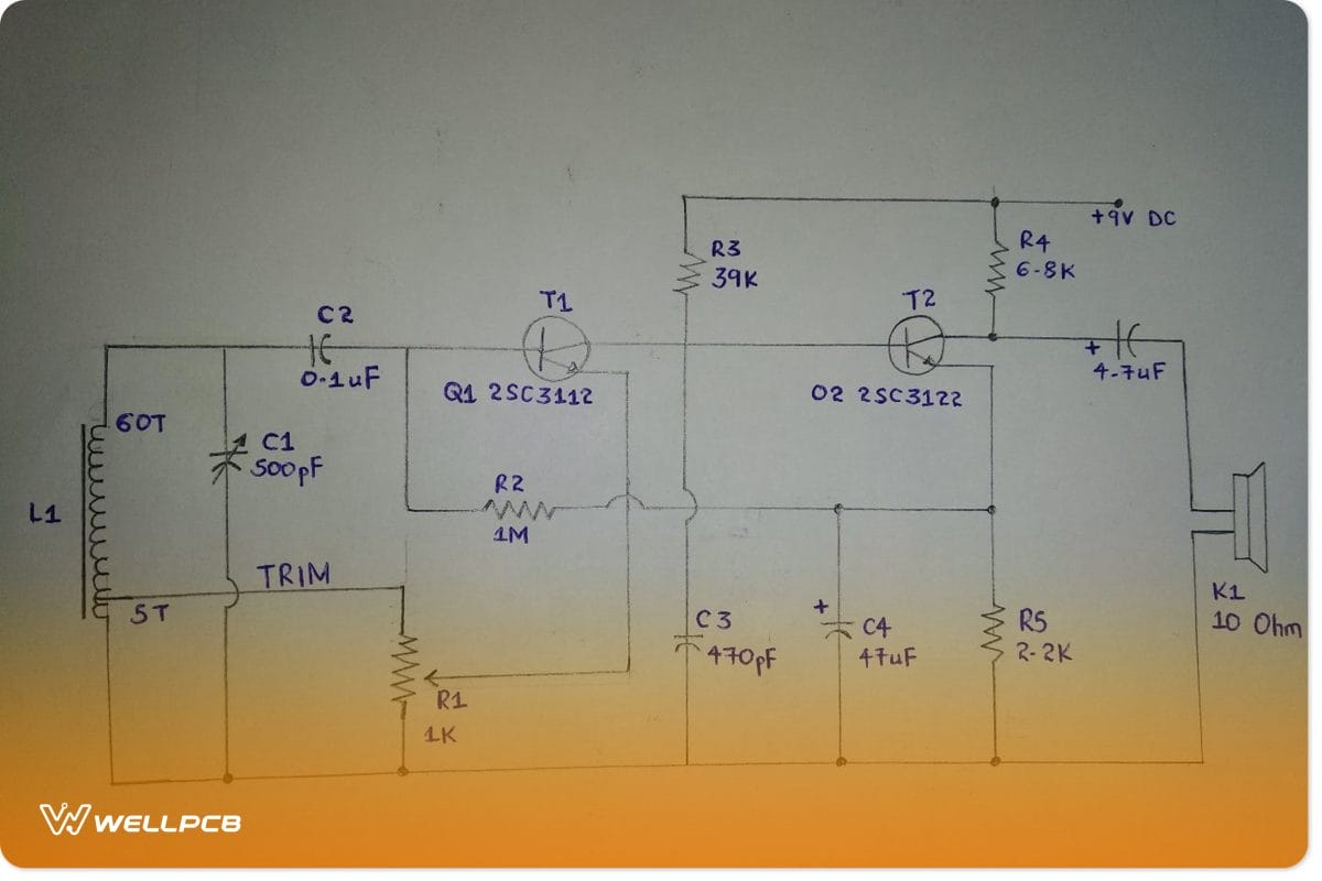 Explaining the 2-transistor basic circuit functioning