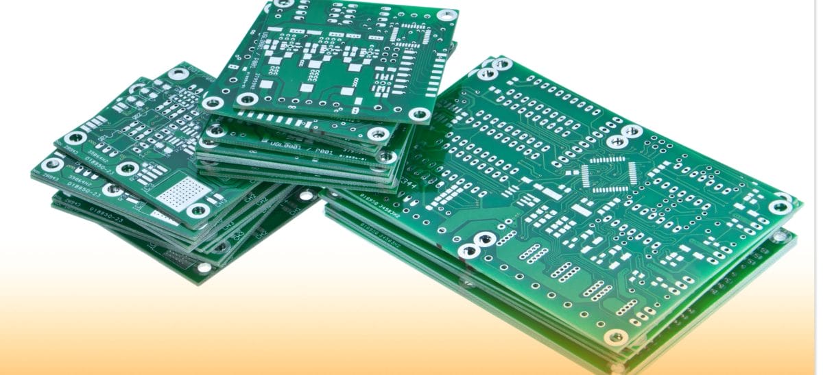 Image of PCBs with annular rings