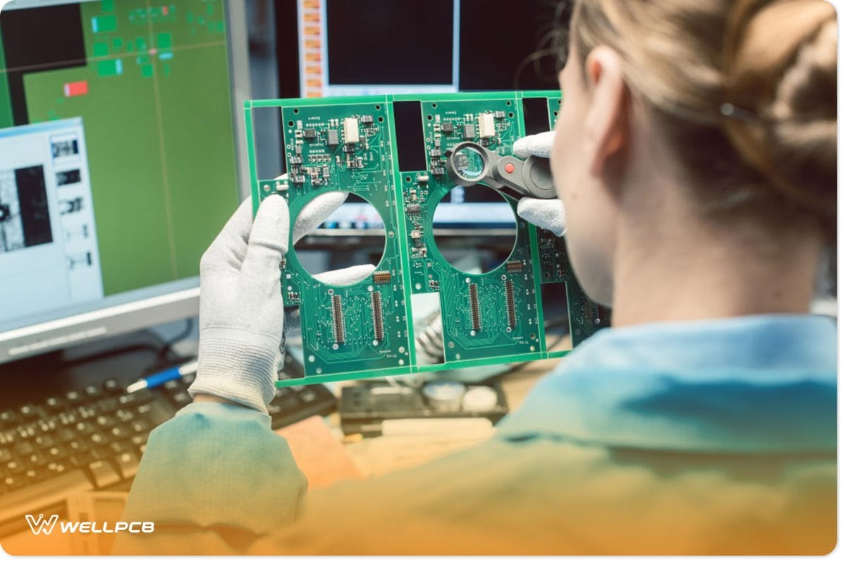 Optical quality control and assembly inspection of an electronic product in the factory