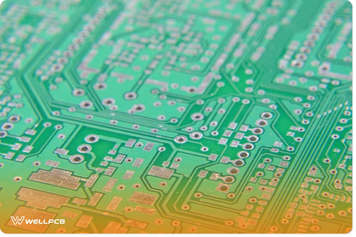 PCB with vias