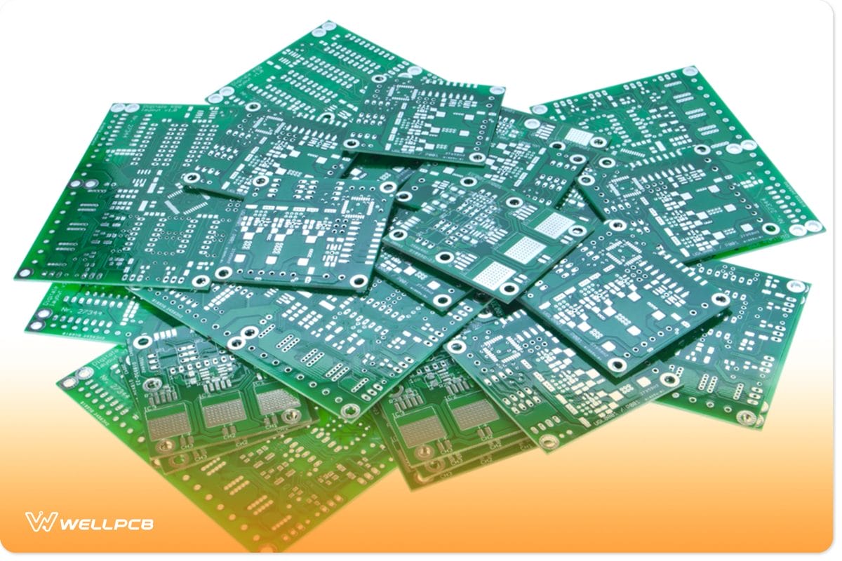 PCBs with the same annular ring size width