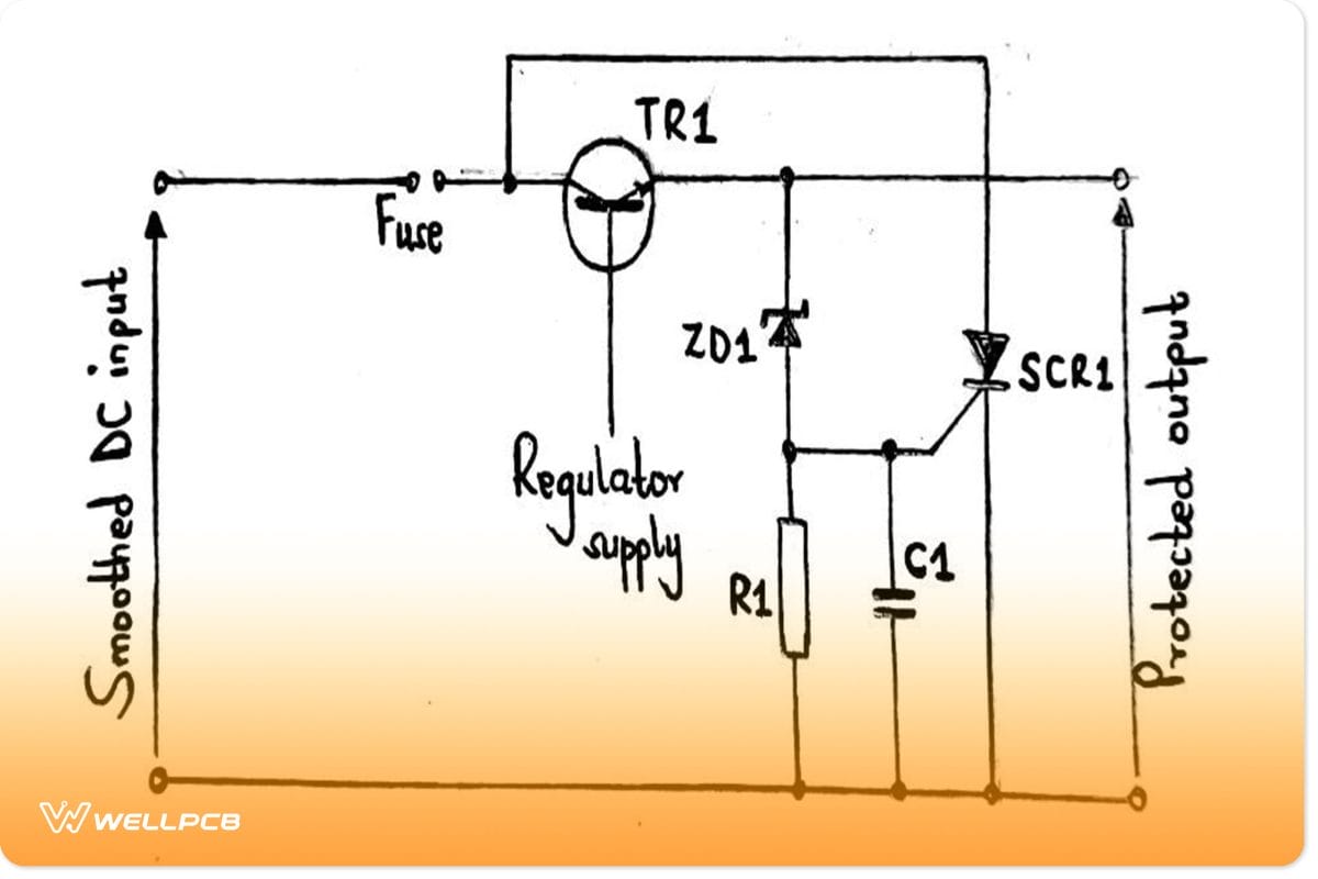 SCR crowbar circuitÂ