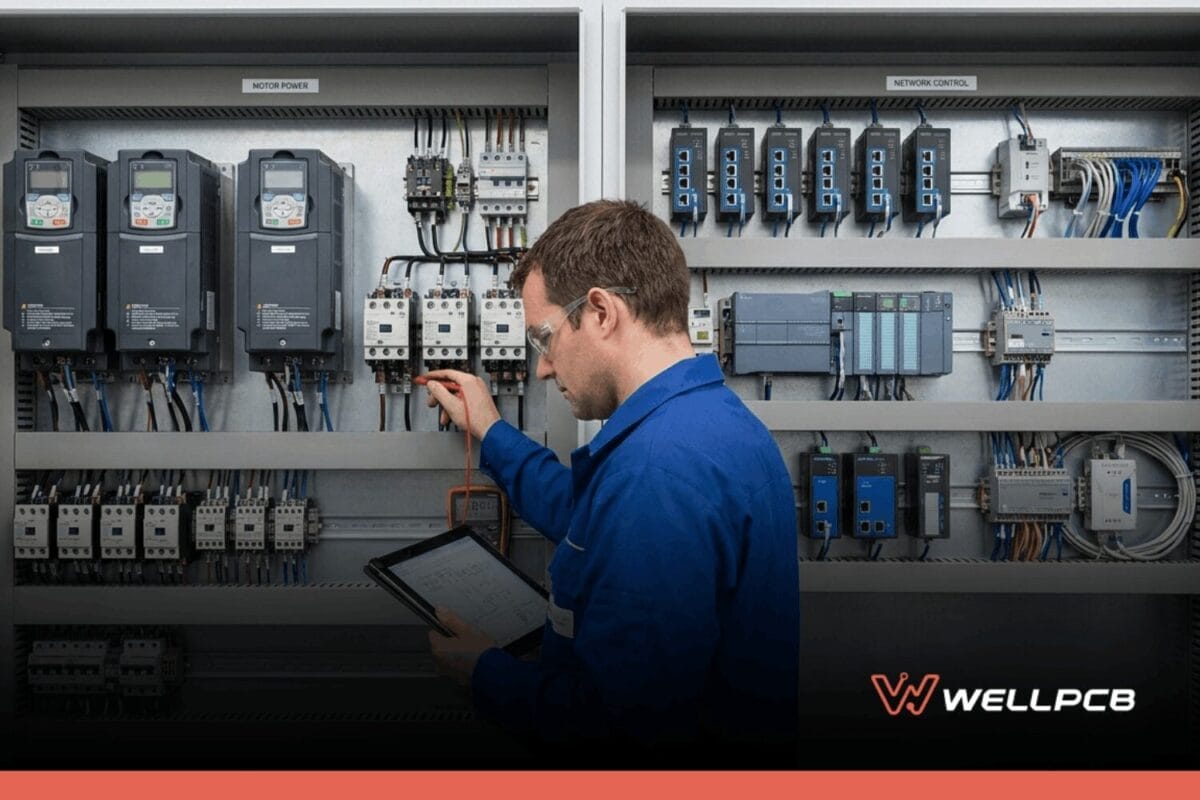 component sourcing and inventory management custom control panel manufacturing process