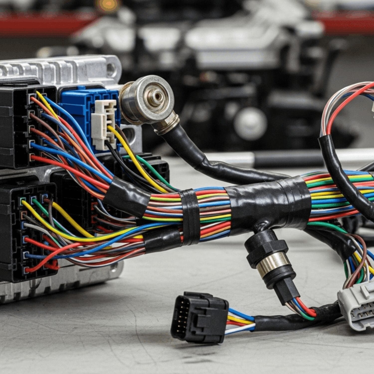 ecu, data & sensor looms motorsport wiring harness​