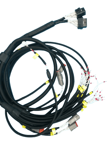 integrated wiring harness assembly for sanitation vehicles
