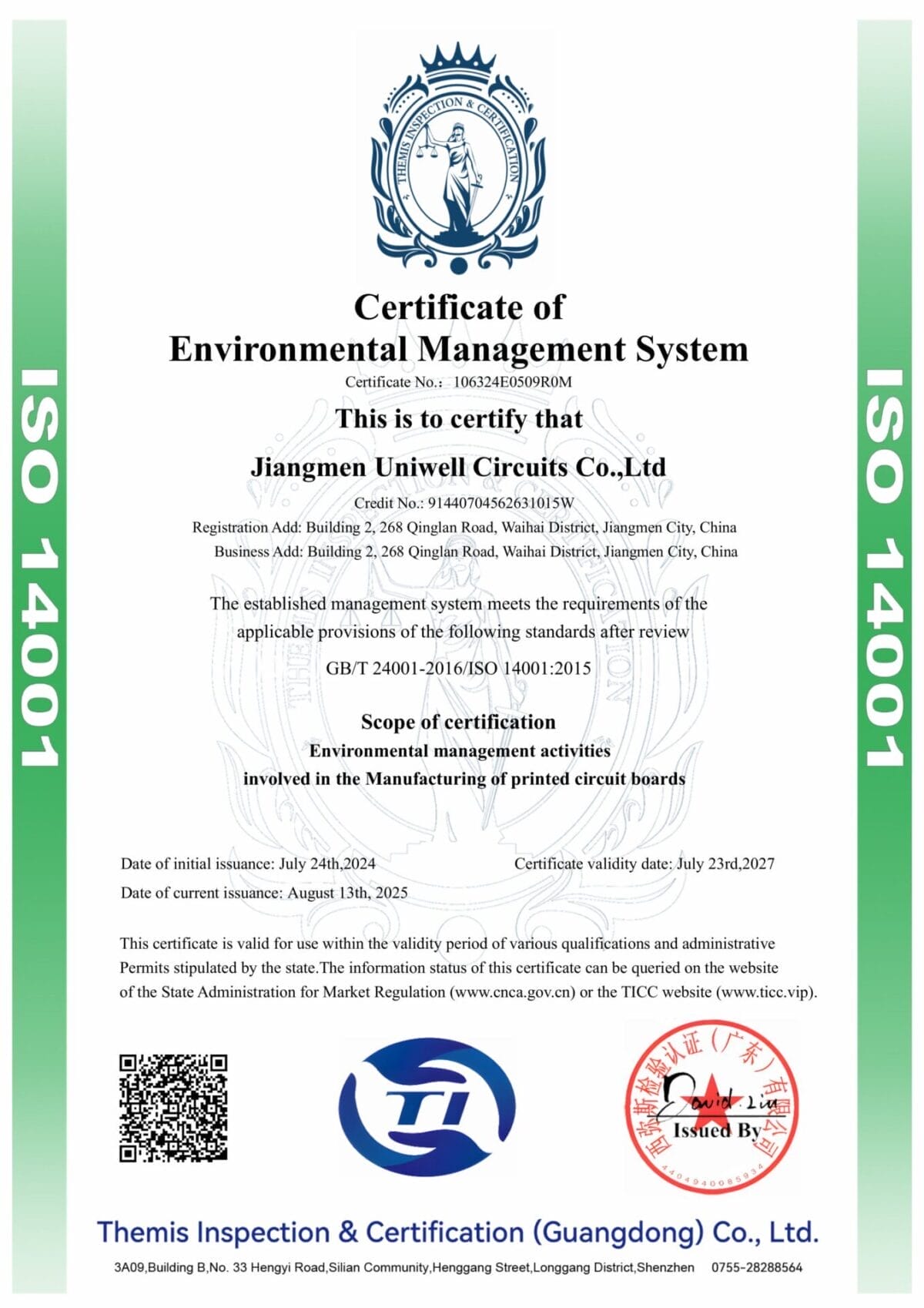 iso14001：2015