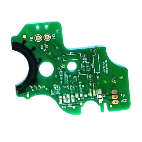 rigid pcb for automotive steering wheel controller