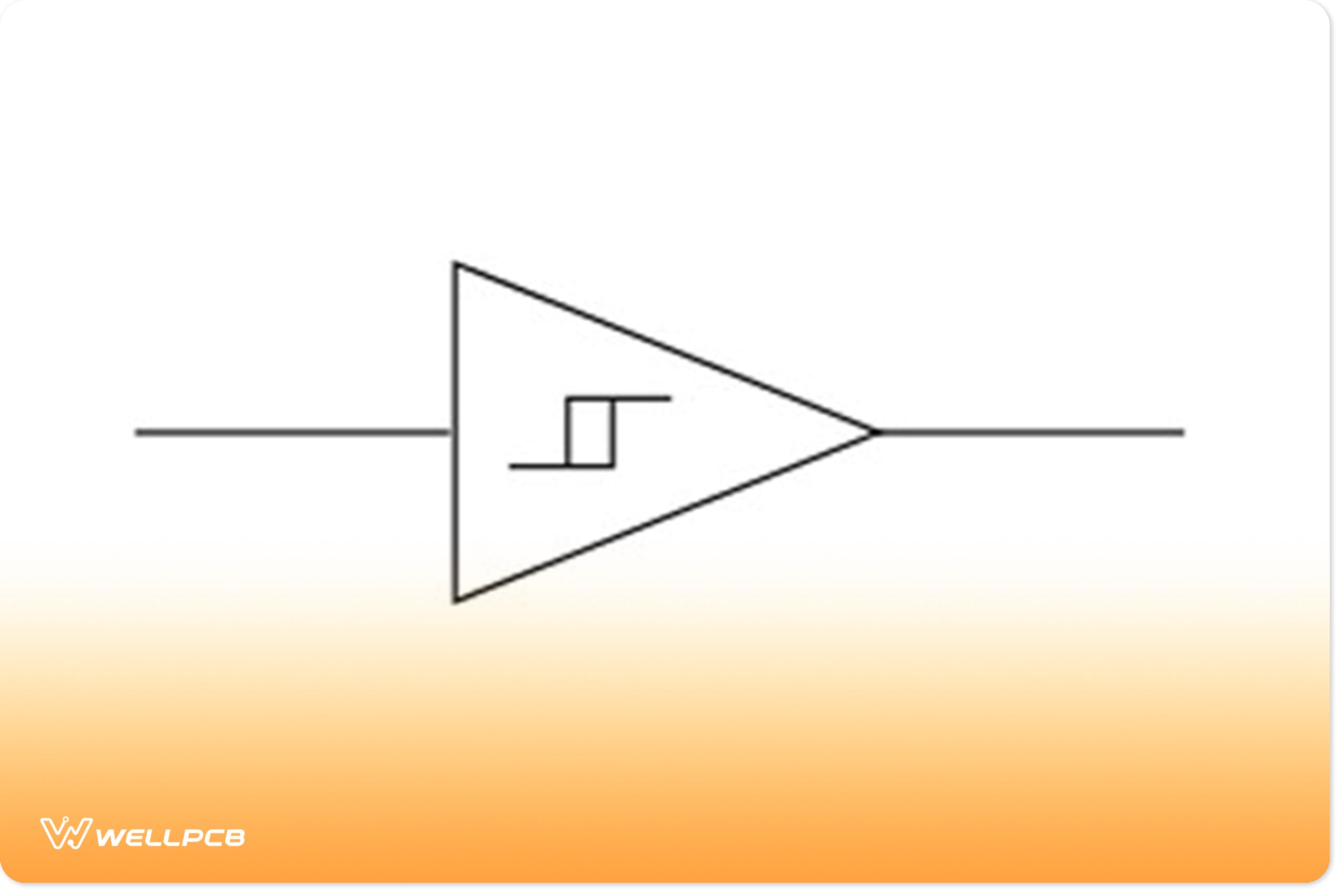 symbol of a Schmitt trigger