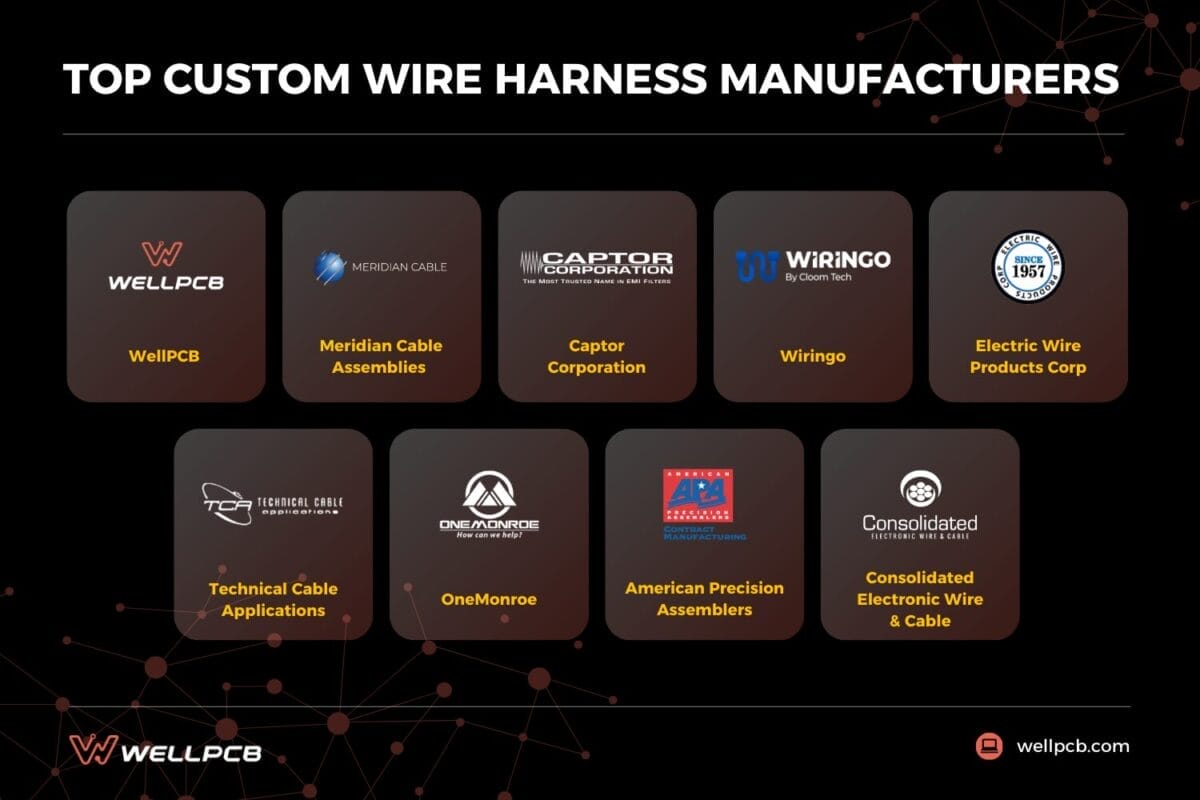 top custom wire harness manufacturers